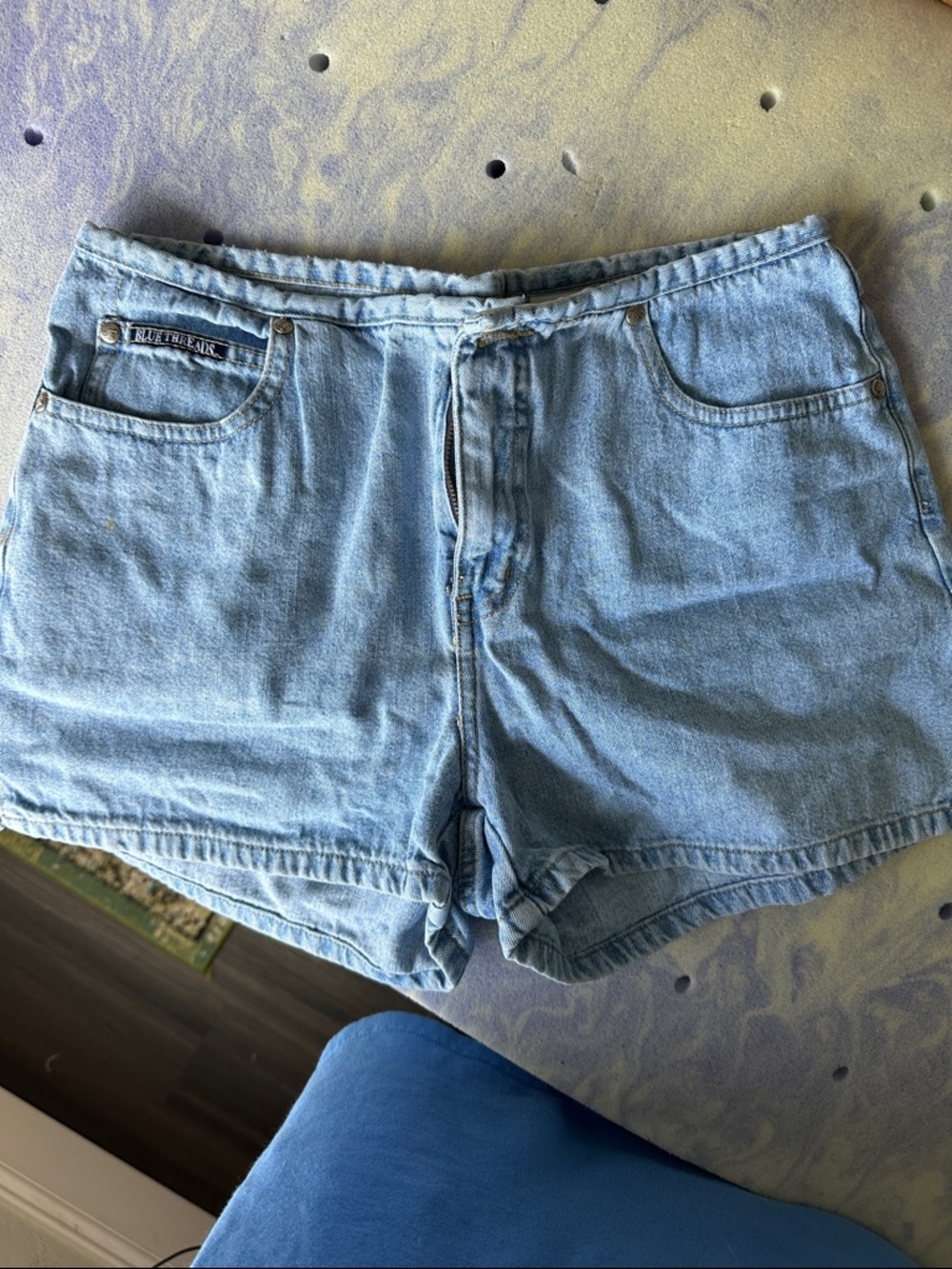 Vintage Light Blue Denim Shorts